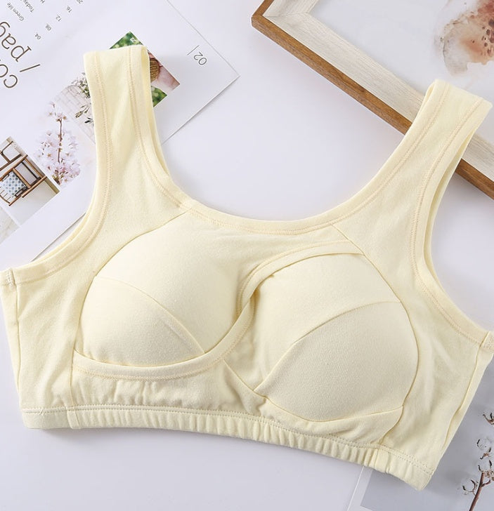 Plus Size  Cotton Quake-Proof Bra