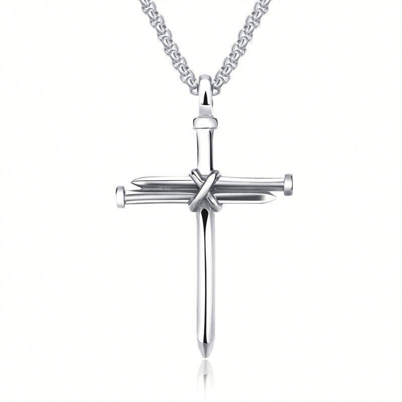 Steel Cross Pendant