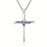 Steel Cross Pendant