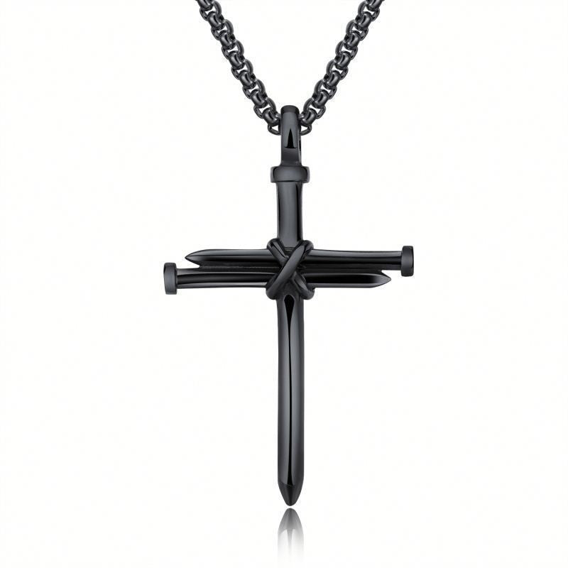 Steel Cross Pendant