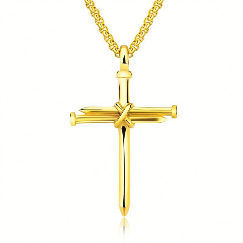 Steel Cross Pendant