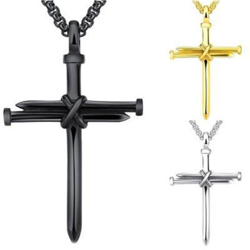 Steel Cross Pendant