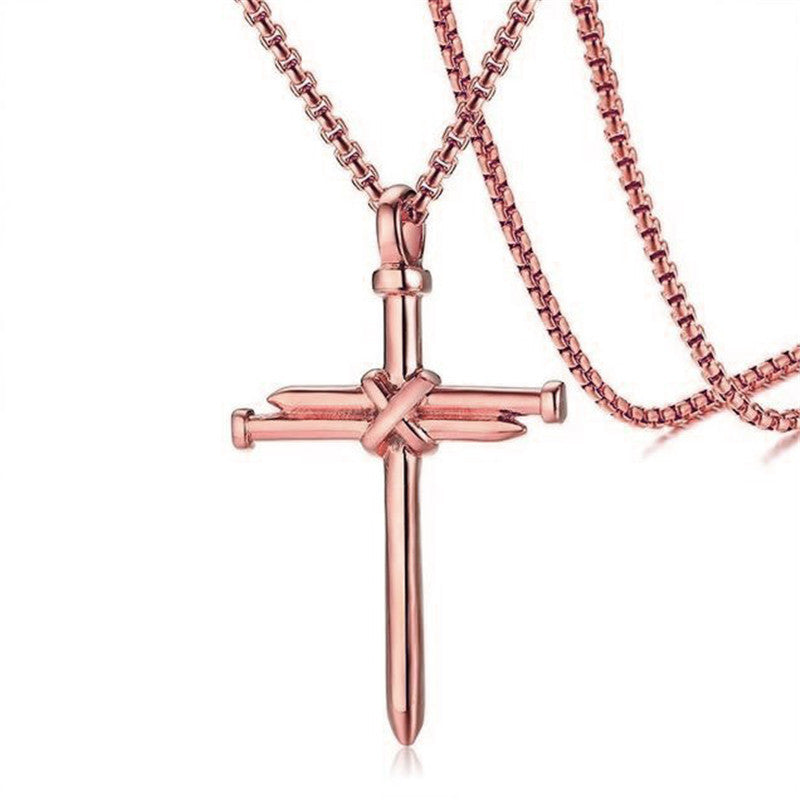 Steel Cross Pendant