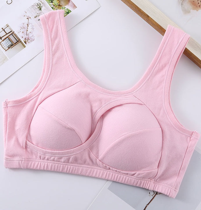 Plus Size  Cotton Quake-Proof Bra