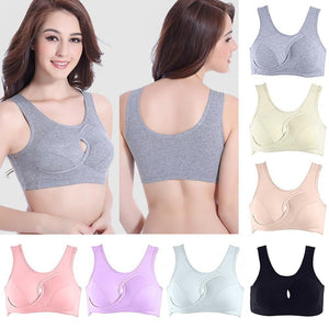 Plus Size  Cotton Quake-Proof Bra
