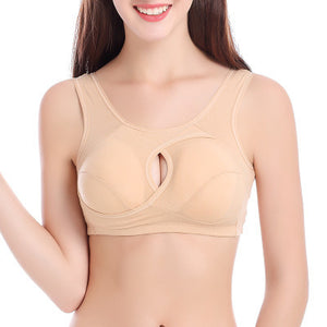 Plus Size  Cotton Quake-Proof Bra