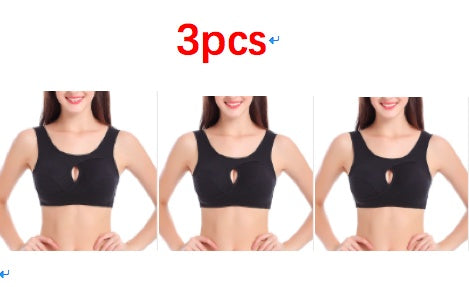 Plus Size  Cotton Quake-Proof Bra