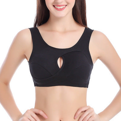 Plus Size  Cotton Quake-Proof Bra