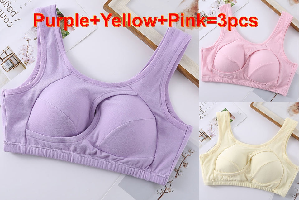 Plus Size  Cotton Quake-Proof Bra