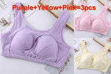 Plus Size  Cotton Quake-Proof Bra