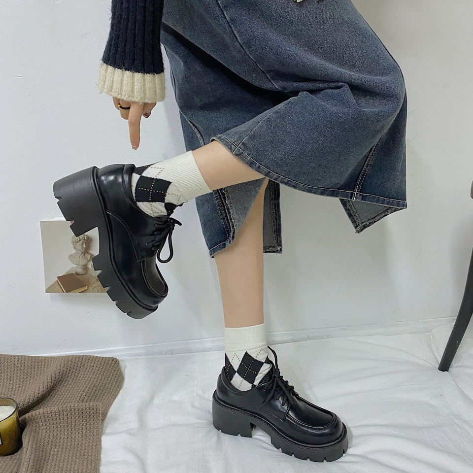 Women High Heels Large Size / Small Leather Shoes