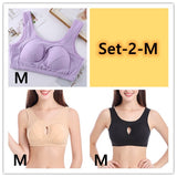 Plus Size  Cotton Quake-Proof Bra