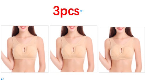 Plus Size  Cotton Quake-Proof Bra