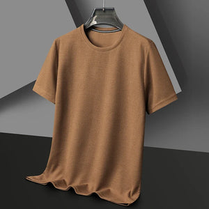 New Summer Waffle round Neck
