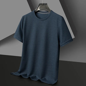 New Summer Waffle round Neck