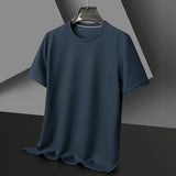 New Summer Waffle round Neck