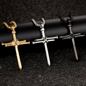 Steel Cross Pendant